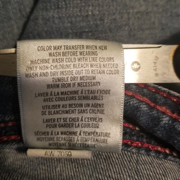 Ariat "Ruby" Bootcut Button Flap Pocket Jeans, 31S - Picture 10 of 10